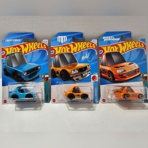 *Special Offer* Hot Wheels Tooned Toyota Supra Nissan Skyline & Mazda RX-3